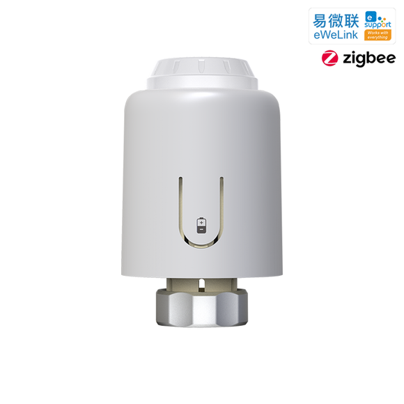 Wengart Zigbee Radiator Thermostat TRV-602,M30x1.5,eWeLink,Directly connect to Alexa