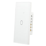 Wengart Smart Wall Touch Light Switch 2.4GHz WiFi AC125V 10Amp,1Gang White