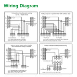 Wengart Heat Pump Thermostat WG808,24V Line Voltage