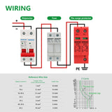 Wengart DC Miniature Circuit Breaker,2P 500V