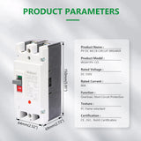 Wengart Circuit Breaker WGM1PV-125,2P,DC500V 80A