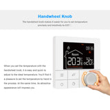 Thermostat tactile programmable Wengart WG372, AC230V 3A