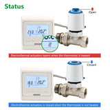 Wengart Thermal Actuator WGM05,100Pack AC230V for Floor Heating System with Room Temperature Control Normally Closed