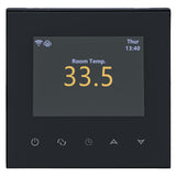 Wengart WiFi Thermostat WG380,AC230V 3A 6 Languages Optional,Black