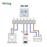 Wengart Temperature control actuator WG921, Normally Closed AC230V 2W M30*1.5