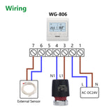 Wengart  Floor heating Actuator WG905, Normally Closed AC230V 2W M30*1.5