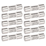 Wengart AC Cylindrical Fuse Link RT18-32 (RO15),10 pieces,10x38mm,AC500V 120kA,2A