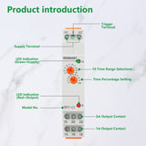 Wengart Delay Time Relay TBT7-C2,Delay Off 2SPDT