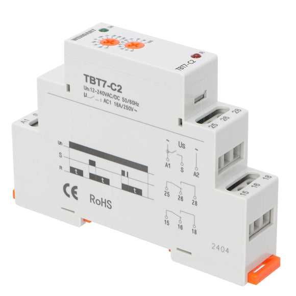 Wengart Delay Time Relay TBT7-C2,Delay Off 2SPDT