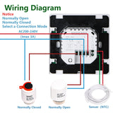 Wengart Digital Thermostat WG351,AC230V Touch Button,3A