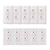Wengart GFCI Outlet,AC125V 15Amp Tamper Resistant GFCI Receptacle, UL Listed