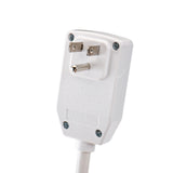 Wengart LCDI Power Cord Plug NEMA5-15P Air Conditioning Extension Cable AC120V 60Hz Leakage Current Detection Interrupter UL listed White