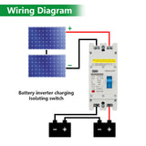 Wengart MCCB WGM3DC-320,PV Circuit Breaker DC1000V 2P 320A