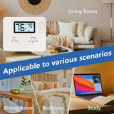 Wengart Non-Programmable Thermostat for Home,1 Heat/1 Cool with LCD  Green Backlight Screen,Compatible with Single Stage Systems