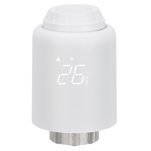 Wengart Zigbee Radiator Thermostat TRV-601,M30x1.5,eWeLink,Directly connect to Alexa