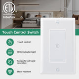 Wengart Wall Touch Light Switch Capacitive Touch Switch