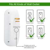 Wengart Multi Plug Outlet Extender 15Amp Surge Protector with 6 Outlet Extender and 4 USB Charging Ports