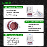 Wengart Temperature control actuator WG921, Normally Closed AC230V 2W M30*1.5