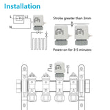 Actionneur de système de chauffage Wengart WG909, normalement fermé AC230V 2W M30*1,5