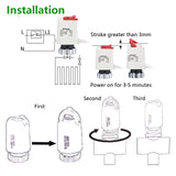 Actionneur de vanne électrique Wengart WG920, normalement fermé AC230V 2W M30*1,5