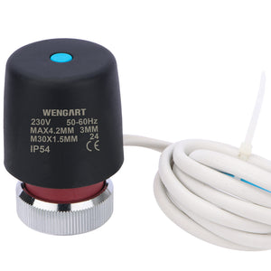 Wengart  Floor heating Actuator WG905, Normally Closed AC230V 2W M30*1.5