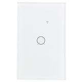 Wengart Smart Wall Touch Light Switch 2.4GHz WiFi AC125V 10Amp,1Gang White