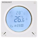 Wengart Water Heating Thermostat WG106,Weekly Programming,Linkable Gas Boiler