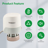 Wengart 2 Wire Thermal Actuator Valve WG03, 100Pack Normaly Closed AC230V for Underfloor Heating Manifold with Itinerary