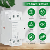 Wengart Home AC Contactor WCT-32,32A,2NC