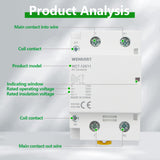 Wengart Modular Contactor WCT-125,125A,1NO1NC