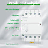 Wengart Household AC Contactor WCT-63,63A,2NO2NC