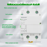 Wengart Modular Contactor WCT-125,125A,2NC