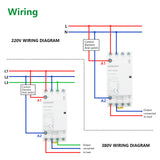 Wengart Household AC Contactor WCT-20,20A,4NC