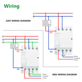 Wengart Household AC Contactor WCT-63,63A,3NO1NC