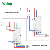 Wengart Household AC Contactor WCT-16,16A,4NO