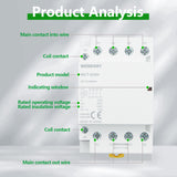 Wengart Household AC Contactor WCT-63,63A,4NC