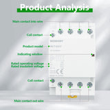 Wengart Household AC Contactor WCT-63,63A,3NO1NC