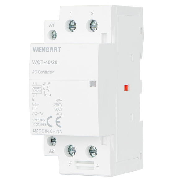 Wengart AC Contactor WCT-40,40A,2NO