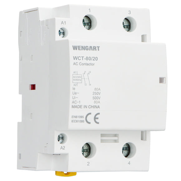 Wengart AC Contactor WCT-80,80A,2NO