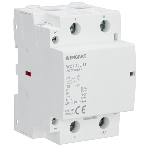 Contacteur de moteur Wengart WCT-100,100A,1NO1NC