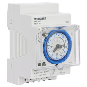 Wengart 24 Hours Time Switch WG-180D,Mechanical Timer with Waterproof Cover