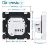 Wengart Thermostat WG03-1,AC230V Max3A