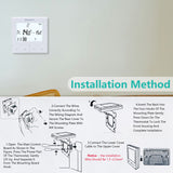 Thermostat tactile programmable Wengart WG372, AC230V 3A