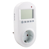 Wengart Plug in Thermostat WG02TPR,7 day programmable,LCD Digital Display,Heating & Cooling Outlet,3600W