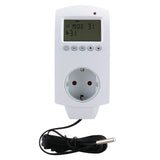 Wengart Plug in Thermostat WG02TP,7 day programmable,LCD Digital Display,Heating & Cooling Outlet,3600W,external sensor