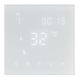 Wengart Programmable Thermostats for Home WG607,AC90-240V 3A Touch Screen Digital LCD Display 7-day Programmable for Water Radiant Floor Heating