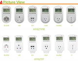 Wengart Plug in Thermostat WG02TPR,7 day programmable,LCD Digital Display,Heating & Cooling Outlet,3600W,external sensor