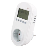 Wengart Plug in Thermostat WG02TPR,7 day programmable,LCD Digital Display,Heating & Cooling Outlet,3600W