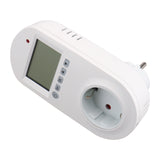 Wengart Plug in Thermostat WG02TPR,7 day programmable,LCD Digital Display,Heating & Cooling Outlet,3600W