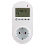 Wengart Plug in Thermostat WG02TPR,7 day programmable,LCD Digital Display,Heating & Cooling Outlet,3600W